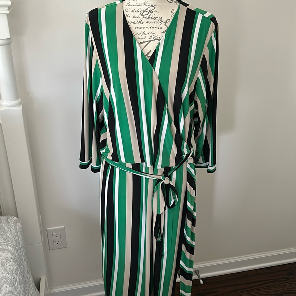 INC Faux Wrap Dress